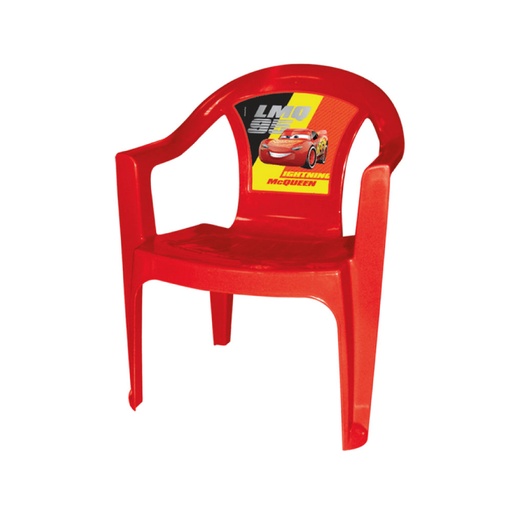 [SILLA DISNEY CARS 9 ROJA] SILLA PLÁSTICA DISNEY CARS #9 ROJO - PICA