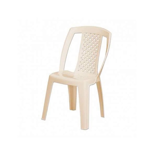 [SILLA MONTECARLO BEIGE] SILLA PLÁSTICA MONTECARLO BEIGE - PICA