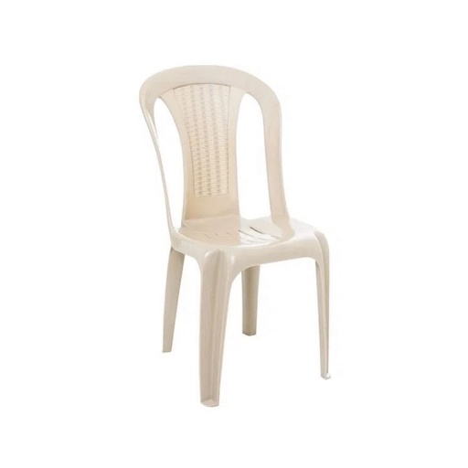 [SILLA PRG RATAN GLAM BEIG] SILLA PLÁSTICA PERUGIA RATAN GLAMOUR BEIGE/-PICA