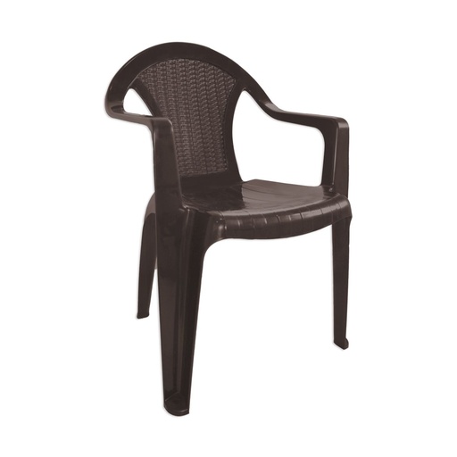 [SILLA RATAN C/B GLAM CAFE] SILLA PLÁSTICA RATAN GLAMOUR C/B CAFE - PICA