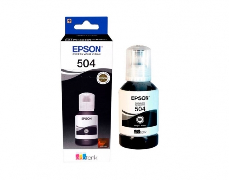 [T504120 NEGRO] TINTAS/CARTUCHOS C13T03N12A 504 ECO TANK NEGRO - EPSON