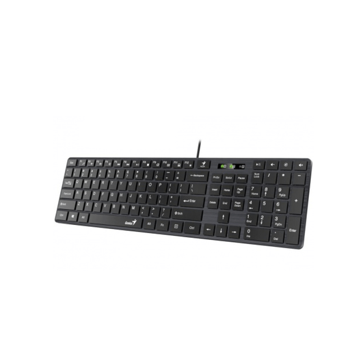 [SLIMSTAR 126 NEGRO] TECLADO ALAMB USB ULTRADELGADO NEGRO - GENIUS