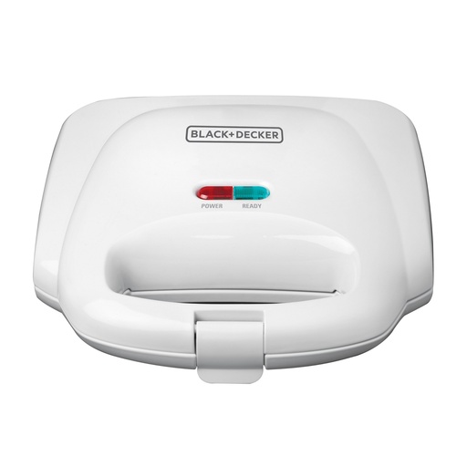 [SM1000W] SANDUCHERA ANTIHADERENTE DE 820W BLANCO/-BLACK DECKER