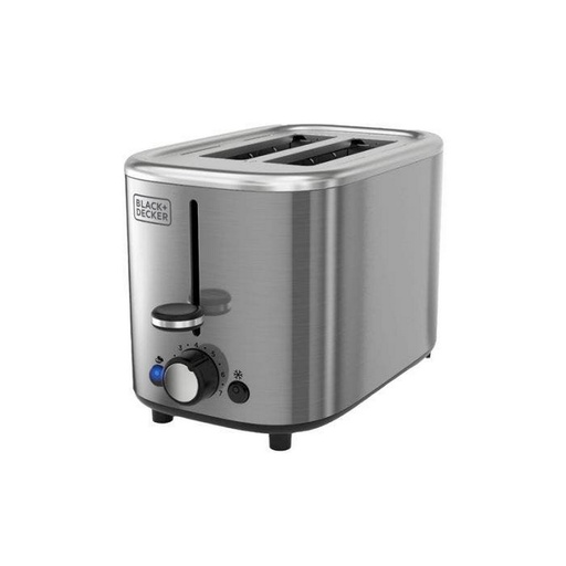 [TR0012SS-LA] TOSTADOR DE PAN INOX 2 REBANADAS -BLACK DECKER TR0012SS-LA