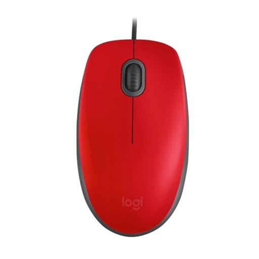 [M110] MOUSE OPTICO CABL SILENT USB ROJO