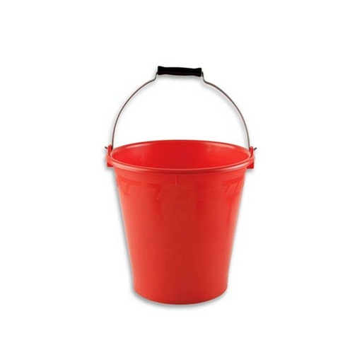 [BALDE ASA METAL 12LT ROJO] BALDE CON ASA DE METAL 12LT ROJO - PICA