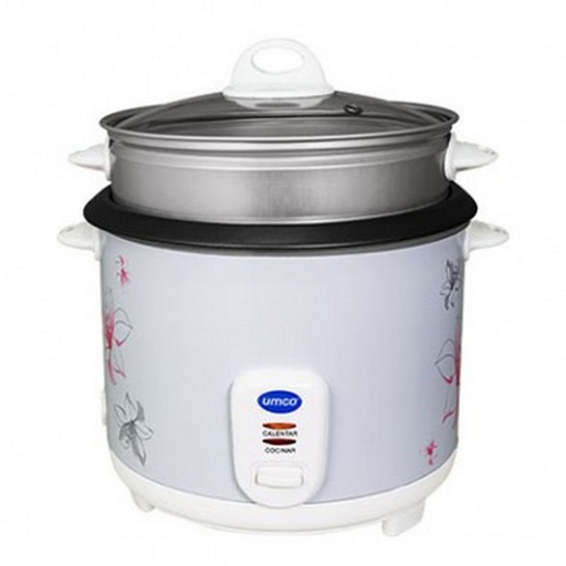 [0618] ARROCERA DECORADA DE 1.8LT BLANCO/-UMCO
