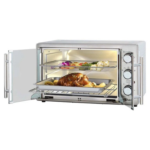 [TSSTTVFDMAF-013] HORNO FREIDORA 42LT 1700W 2 PUERTAS GRIS/-OSTER