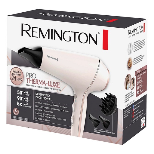 [AC9140] SECADORA DE CABELLO 1900W TECNOLOGIA OPTIHEAT PRO ROSADO/-REMINGTON