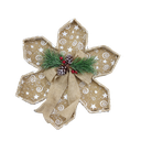 NAVIDEÑO ADORNO FLOR 10LB  - ALESSA