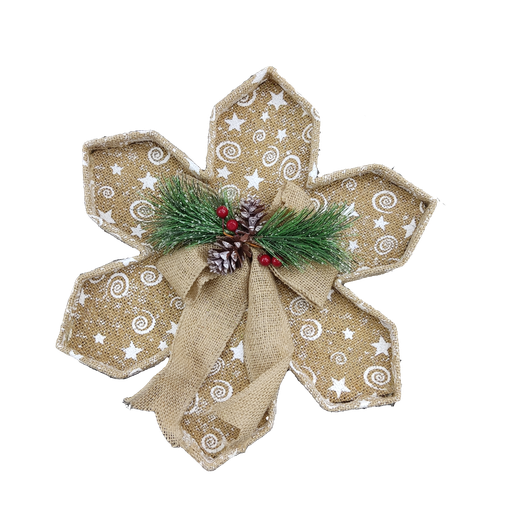 [TY16X151] NAVIDEÑO ADORNO FLOR 10LB  - ALESSA