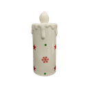 VALA CON LUZ CERAMICA ADORNO NAVIDEÑO -ALESSA