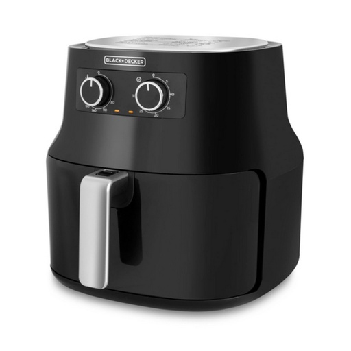 [HF4004B] FREIDORA DE AIRE 4LT RELOJ AUTOMATICO NEGRO/-BLACK DECKER