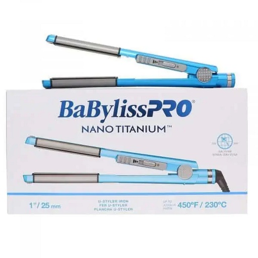 [BNT4081SR] PLANCHA ALISADORA 1&quot; UTYLER NANO TITIANO -BABYLISS