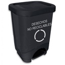 TACHO CONICO RECICLABLE 62X50CM NEGRO/-CONSUPLAST