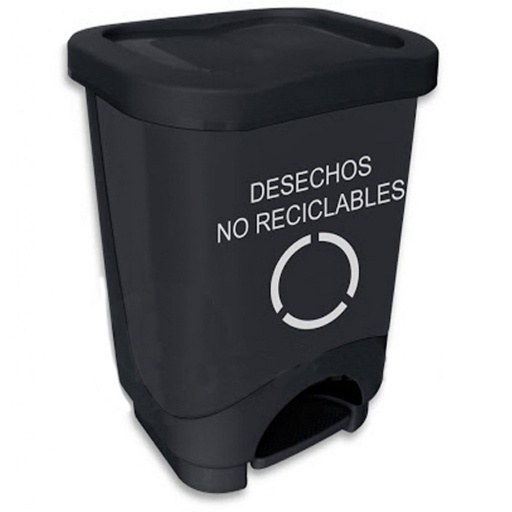 [58PEB84] TACHO CONICO RECICLABLE 62X50CM NEGRO/-CONSUPLAST