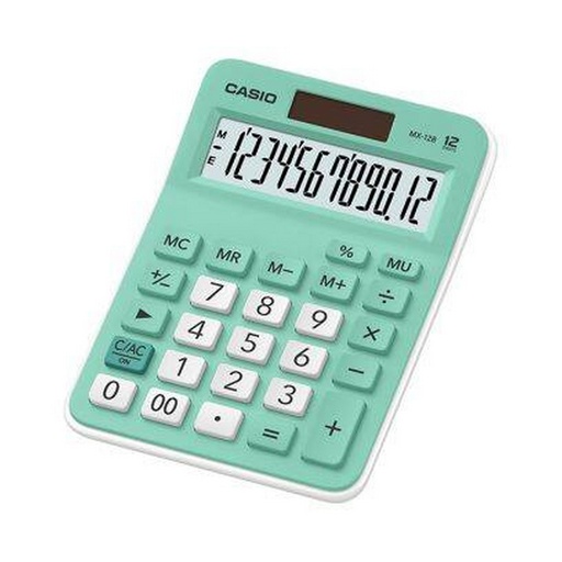 [MX-12B-GN] CALCULADORA DE MESA 12 DIGITOS VERDE/-CASIO MX-12B-GN