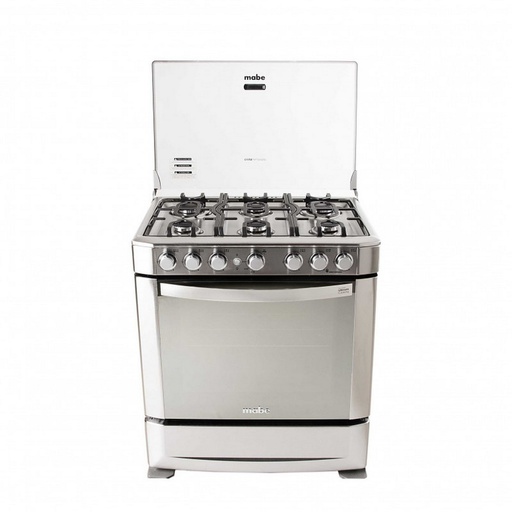 [EM7620FX0] COCINA A GAS 76CM ENC/ELEC 6Q 60X76X93CM INOX/-MABE