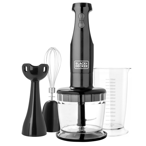 [HB2800B] BATIDORA DE INMERSION 3 EN 1 200W NEGRO/-BLACK DECKER HB2800B