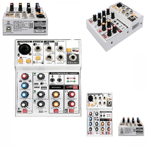 [QXT-UPC] CONSOLA MIXER 4 CANALES -ITALY QXT-UPC