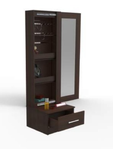 [D11J061W] MUEBLE TOCADOR COQUETA JOYERO 1/PUERTA 1/CAJON -MUEBLEFACIL