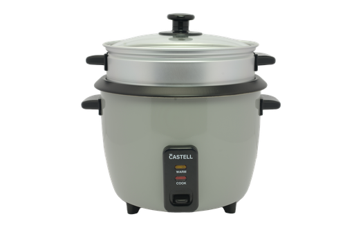 [CSTL-RC-8 C/VP] ARROCERA 1.5LT 500WTTS CON VAPORERA GRIS-CASTELL