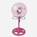 VENTILADOR 3EN1 12PLG 3 ASPAS ROSADO - CASTELL MY-1288 ROSADO