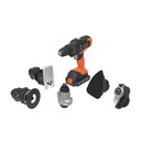 TALADRO JUEGO  MATRIX 6 PZAS -BLACK DECKER MTX20K6A-B3