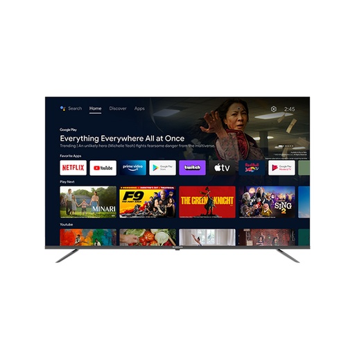 [65TIKGF2GUHD] TELEVISOR INDURAMA SMART 65&quot; PLG BT 5.1/WIFI 2.4 GOOGLE TV 65TIKGF2GUHD - INDURAMA