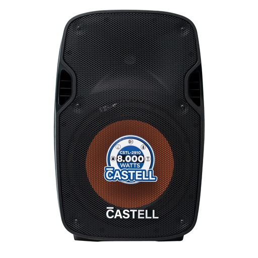 [CSTL-2910] CAJA AMPLIFICADA RECARGABLE CON BLUETOOTH USB MP3 8000W -CASTELL