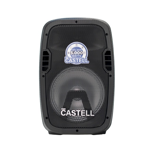 [CSTL-6508] CAJA AMPLIFICADA RECARGABLE CON BLUETOOTH USB MP3 5000W POTENC NEGRO/-PROD