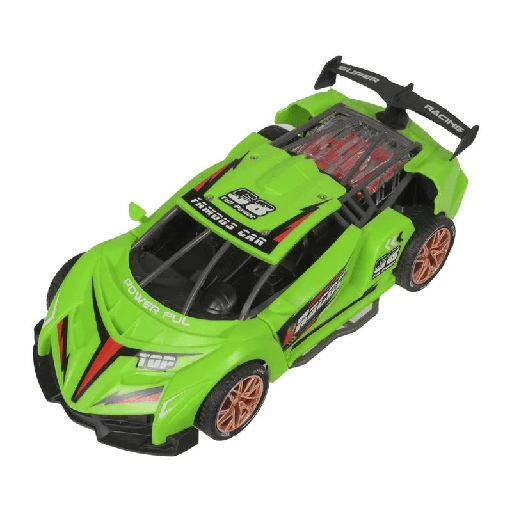 [1819-46A] CARRO DEPORTIVO A FRICCION CON LUCES &amp; SONIDOS 720217 VERDE/CLARO-ALESSA
