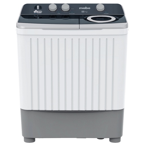 [LMDX1123HBAB0] LAVADORA DOBLE TINA 11 KG SEMIAUTOMATICA 44X78X91CM BLANCO/GRIS -MABE