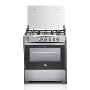 COCINA A GAS DE 5Q 32" HOME PARRILLA FUNDIDA V.110V/50HZ 58X83X98CM CROMA/INOX -INDURAMA