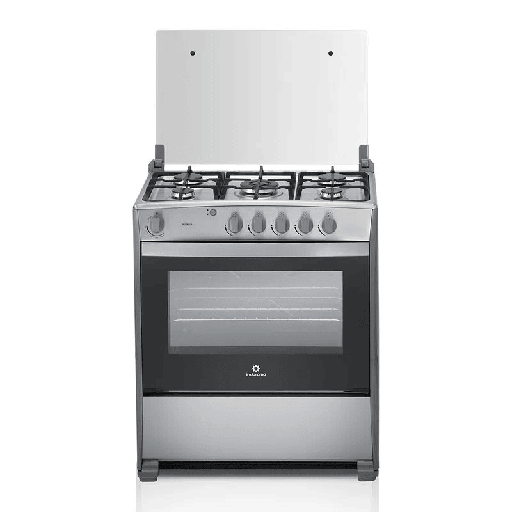 [MURCIA QUARZO] COCINA A GAS DE 5Q 32&quot; HOME PARRILLA FUNDIDA V.110V/50HZ 58X83X98CM CROMA/INOX -INDURAMA