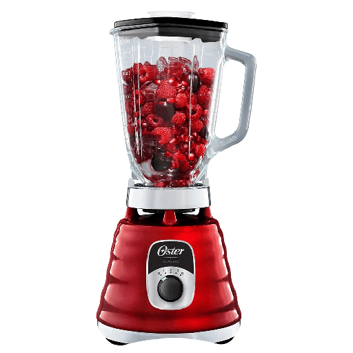 [BLST4126R-013] LICUADORA 700W 1.25L 3VEL CROMADO ROJO/-OSTER