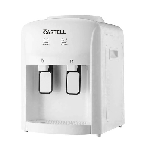 [CSTL-BA-2] DISPENSADOR PORTATIL CARGA SUPERIOR 500W AGUA CALIENTE Y AL CLIMA 110-60HZ BLANCO/-CASTELL