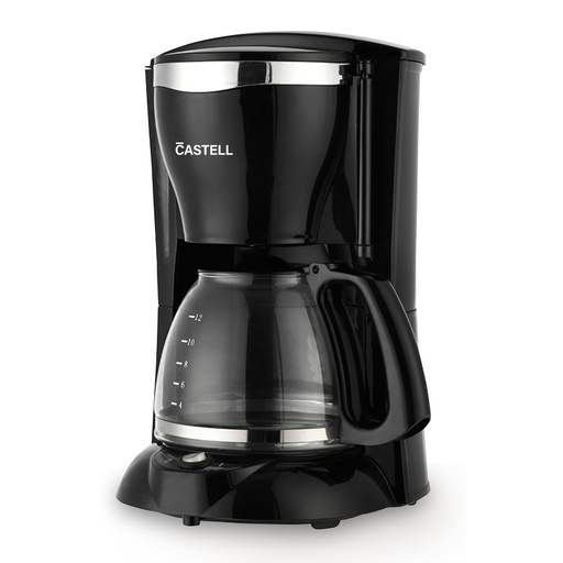 [CSTL-YD-1103] CAFETERA BASE TERMICA 1.2LT DE 900WATTS 12 TAZAS 110V-60HZ NEGRO/-CASTELL