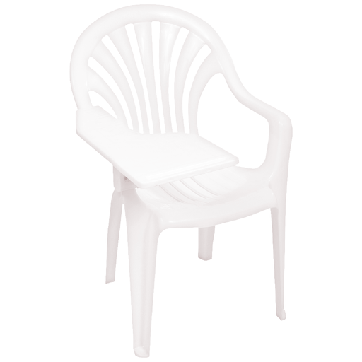 [SILLA PUPITRE ROMA BLANCO] SILLA PUPITRE ROMA BLANCO/-PLAPASA