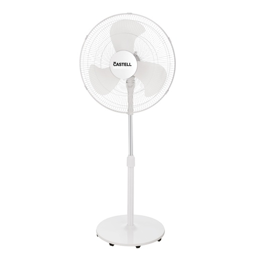 [CSTL-FS45-19M] VENTILADOR DE PEDESTAL 18&quot; 3VEL 3 ASPAS BLANCO/-CASTELL
