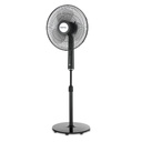 VENTILADOR DE PEDESTAL 16" 3VEL 3 ASPAS NEGRO/-CASTELL CSTL-FS40-21MRL