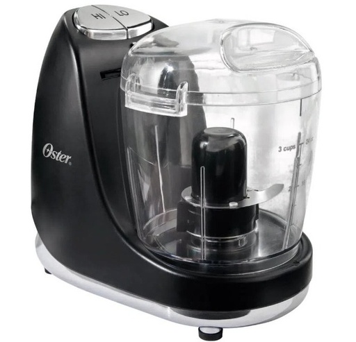[3320-013] PROCESADOR ALIMENTO 3TZ 125W INOX/NEGRO - OSTER