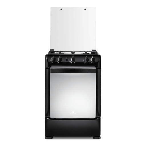 [FERRARA ZFO] COCINA DE 4Q 24&quot; TERMOPRESION TABLERO DE ACERO INOXCIDABLE NEGRO/-INDURAMA
