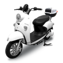 MOTO ELECTRICA EM-02 CON USB DE 1000W 60V Y 20AH 65-80KM BLANCO/-CASTELL