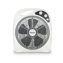 VENTILADOR DE MESA 12" 3VL DE 5 ASPAS DE USO DOMESTICO  BLANCO/GRIS -CASTELL