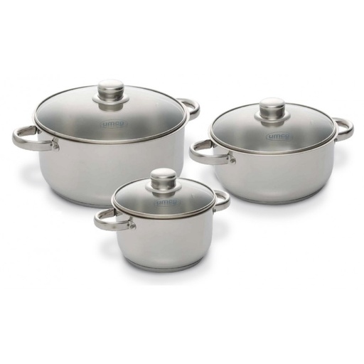 [7591] CALDERO INDUC BRILLIANCE JGO 3UND -UMCO