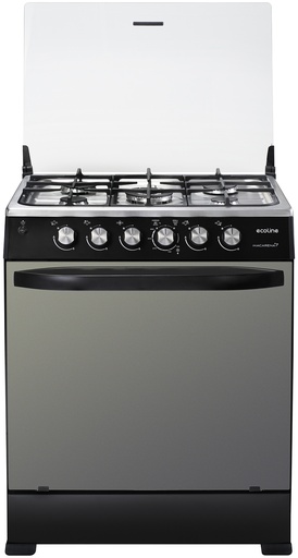 [MACARENA] COCINA MACARENA 30&quot; 5Q HORNO CON GRILL NEGRO/MATE-ECOLINE