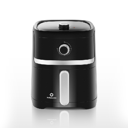 [AIR FRYER AFI - 4.2L] FREIDORA DE AIRE 4.2LT 8 FUNCIONES 80º A 200º TEMPERATURA AJUSTABLE 34.2X28.5X34CM NEGRO/-INDURAMA