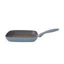 ASADOR CUADRADO 26CM INDUCCION CELESTE/-UMCO