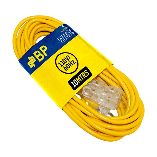 [BP00646] EXTENSION 10MT 3 TOMAS AMARILLO